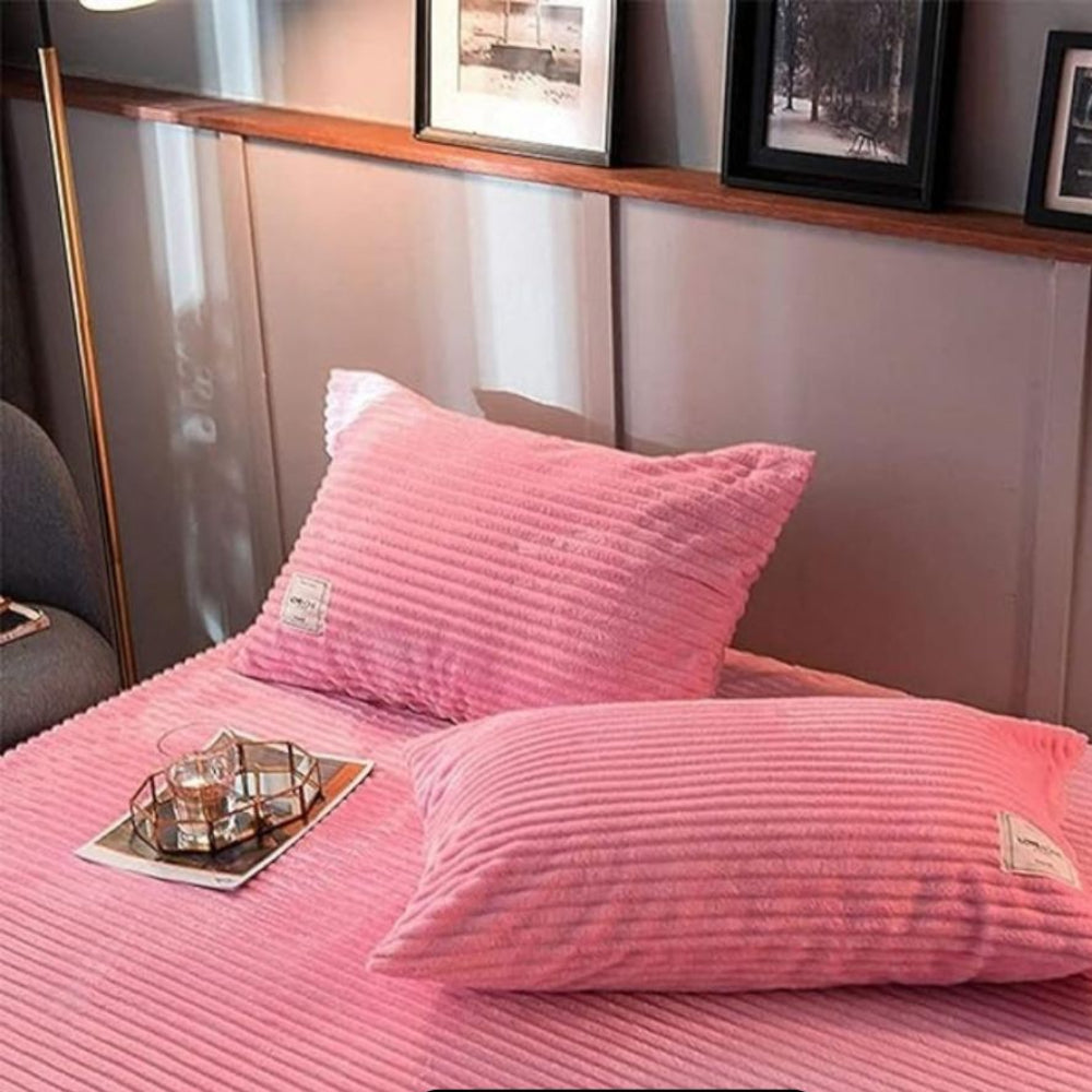 King Size Velvet Fleece Duvet Cover Set for Ultimate Warmth and Comfort 19
