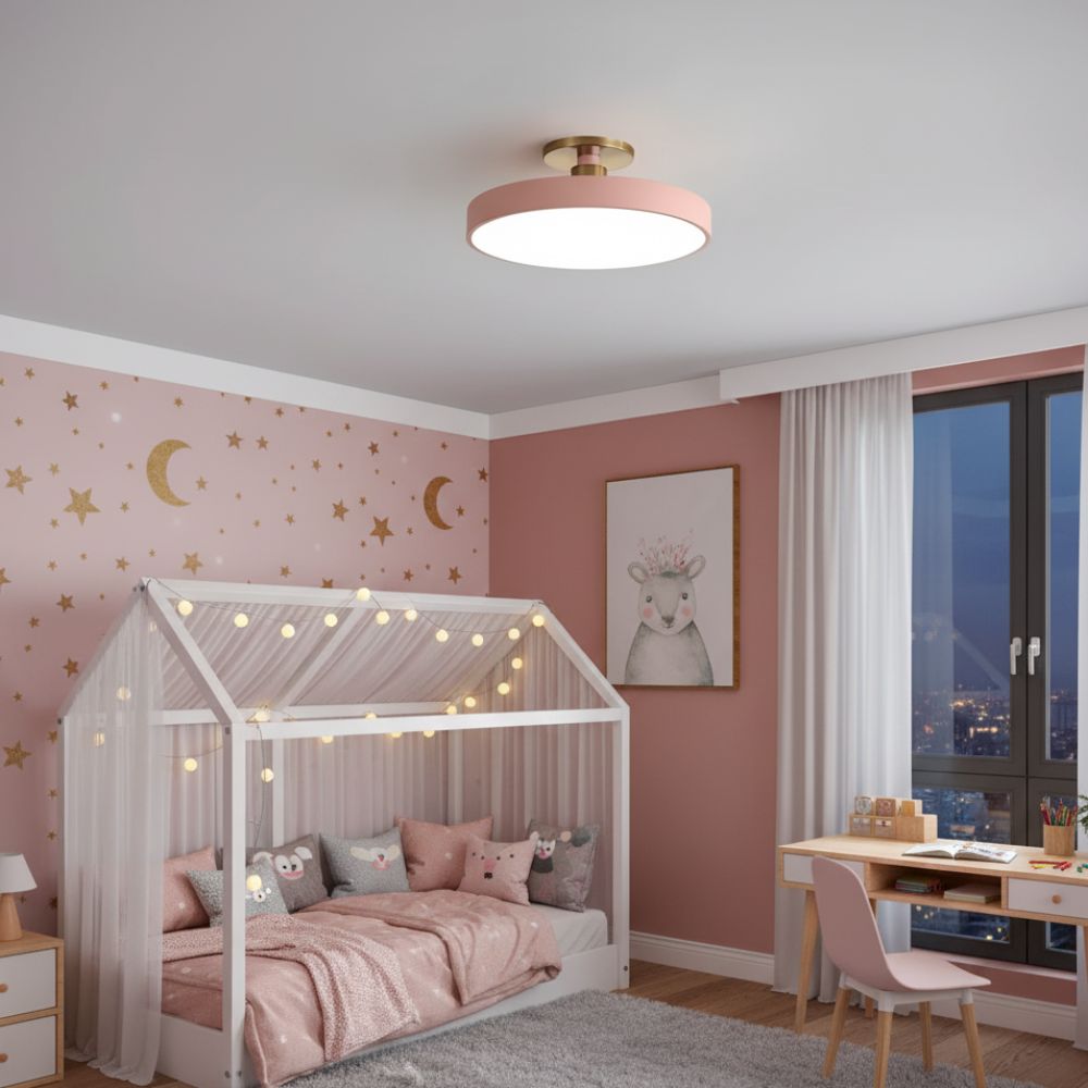 LED Flush Mount Ceiling Light Modern Acrylic Round Fixture