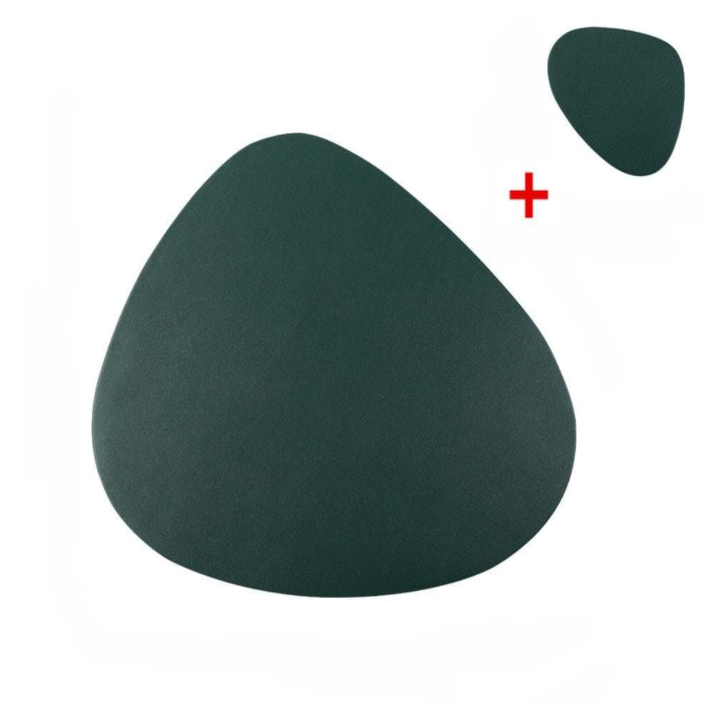 Leather Placemat and Coaster Set for Dining Table Protection and Style 5