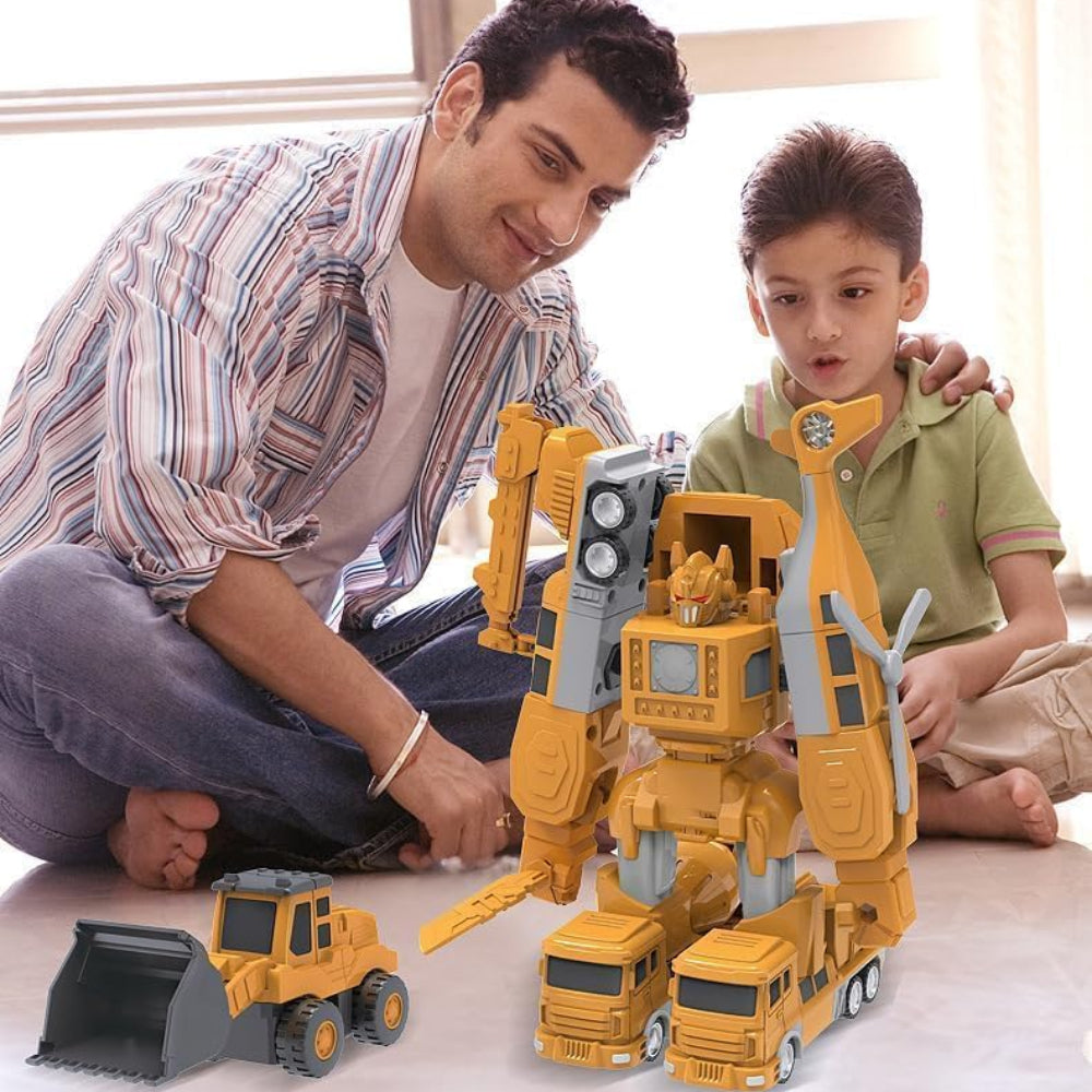 Magnetic Building Blocks RoboCar Set for Creative Kids 3