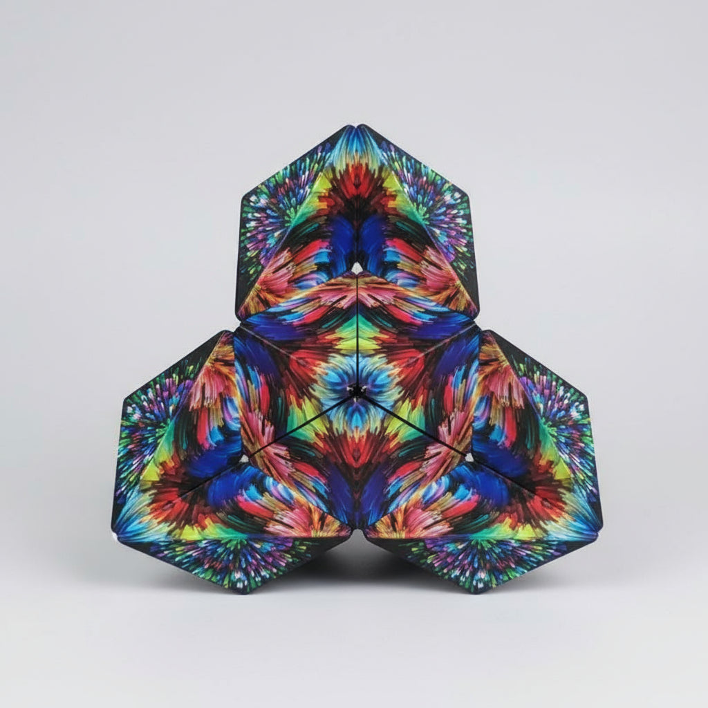 Magnetic Puzzle Cube Transforming Toy for Creative Play and Imagination 1