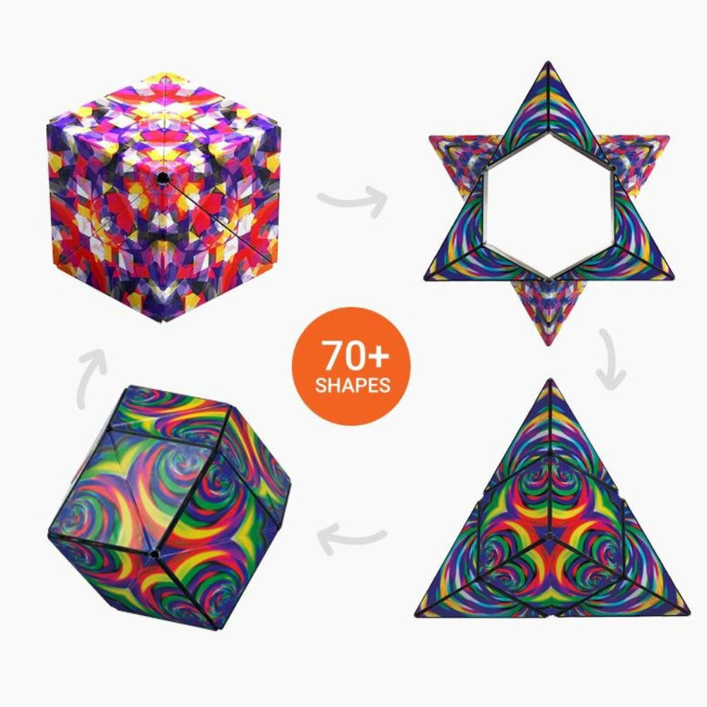 Magnetic Puzzle Cube Transforming Toy for Creative Play and Imagination 3