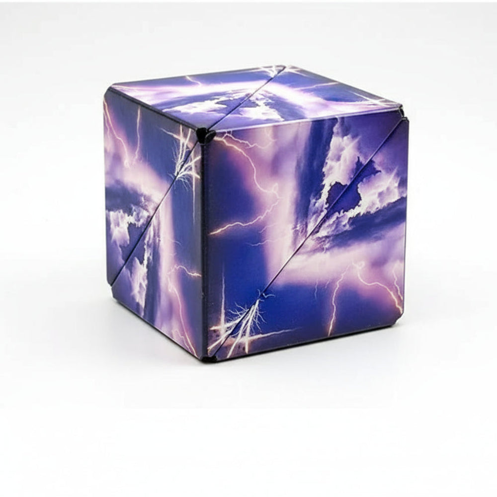 Magnetic Puzzle Cube Transforming Toy for Creative Play and Imagination 9