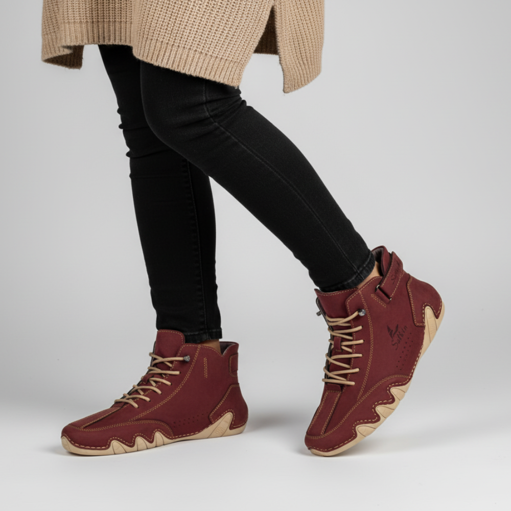 Men Barefoot Orthopedic Shoes - Ankle Support Lightweight