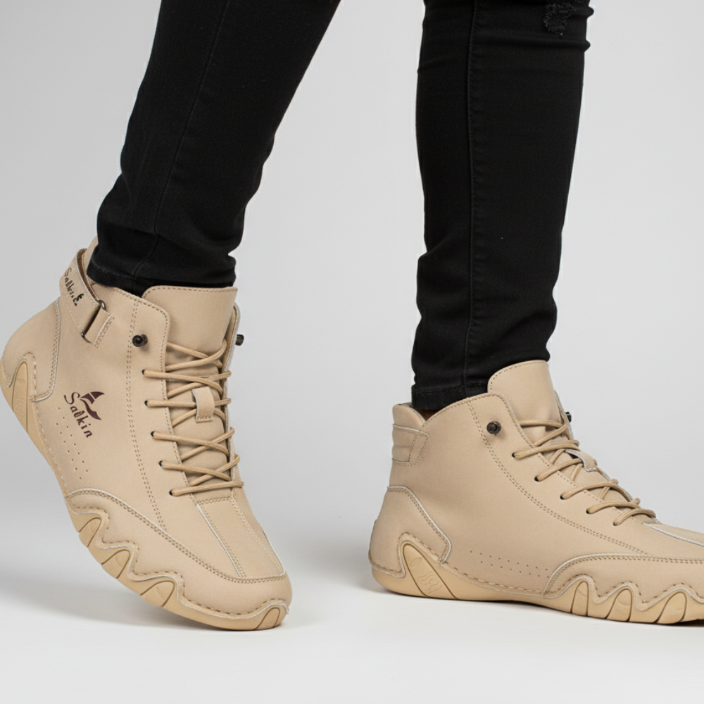 Men Barefoot Orthopedic Shoes - Ankle Support Lightweight