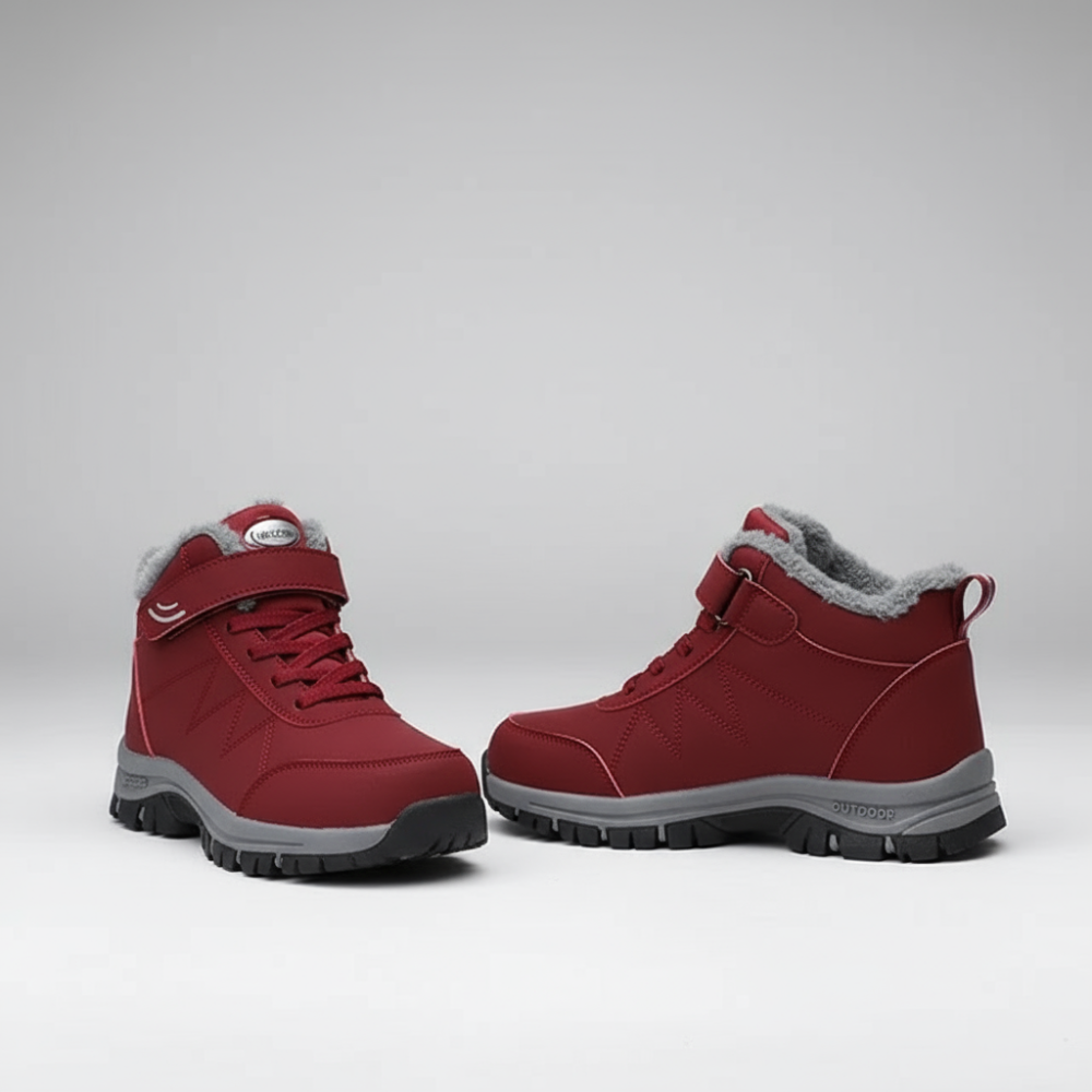 Men Warm Snow Boots - Ankle Outdoor Grip