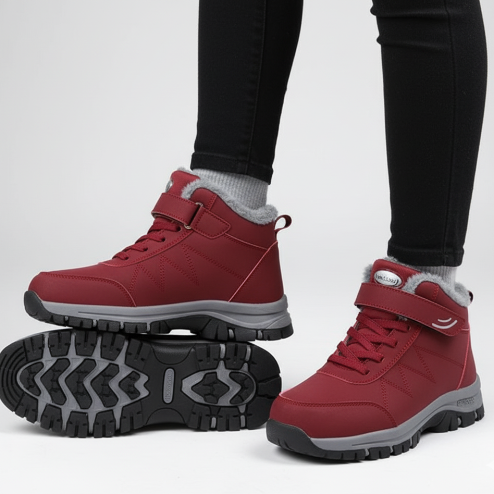 Men Warm Snow Boots - Ankle Outdoor Grip