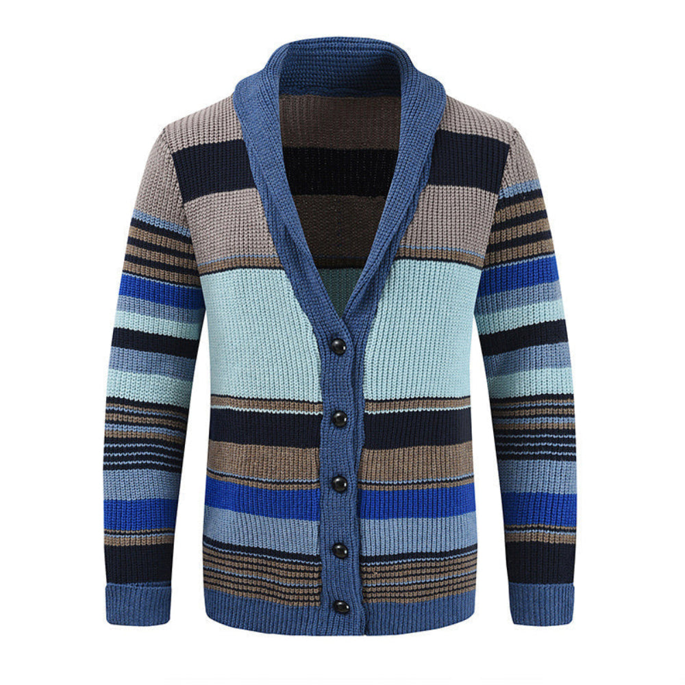 Men's Knit Cardigan Sweater - Long Jacket Oversized