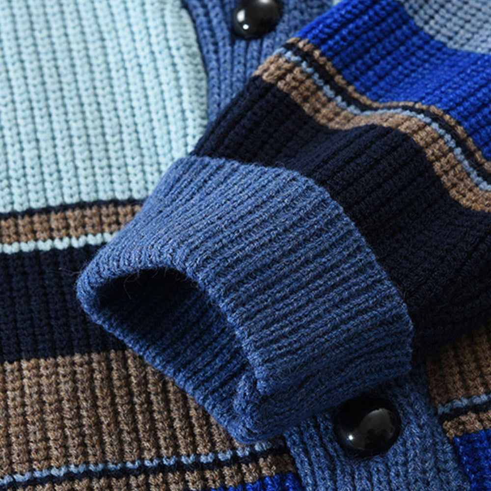 Men's Knit Cardigan Sweater - Long Jacket Oversized