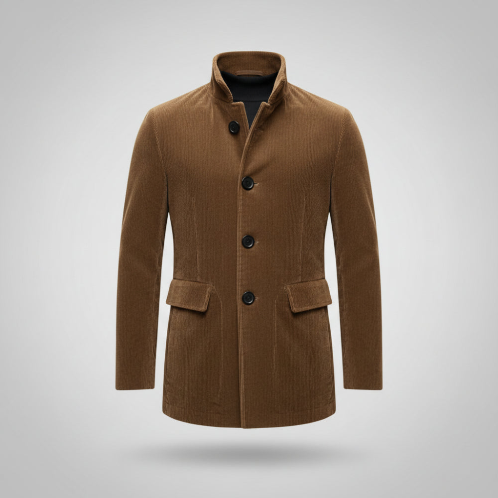 Men's Trench Coat - Short Lightweight Overcoat Jacket