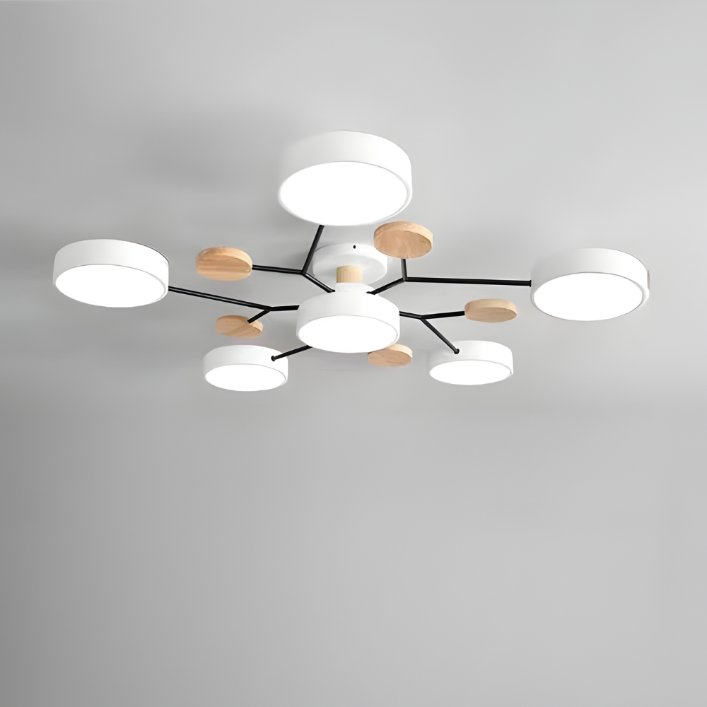 Modern LED Ceiling Light Flush Mount Fixture for Elegant Illumination 9