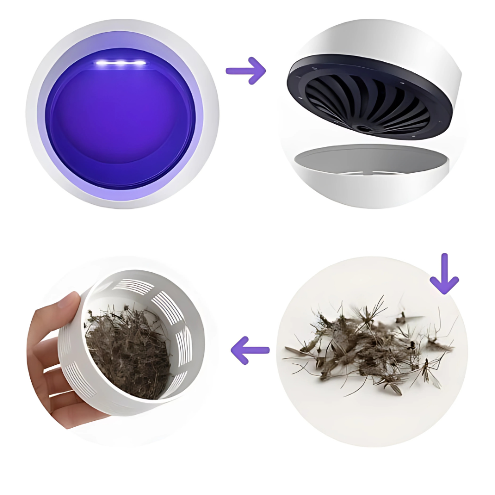 Mosquito Killer Lamp UV Indoor Insect Trap Silent Fan