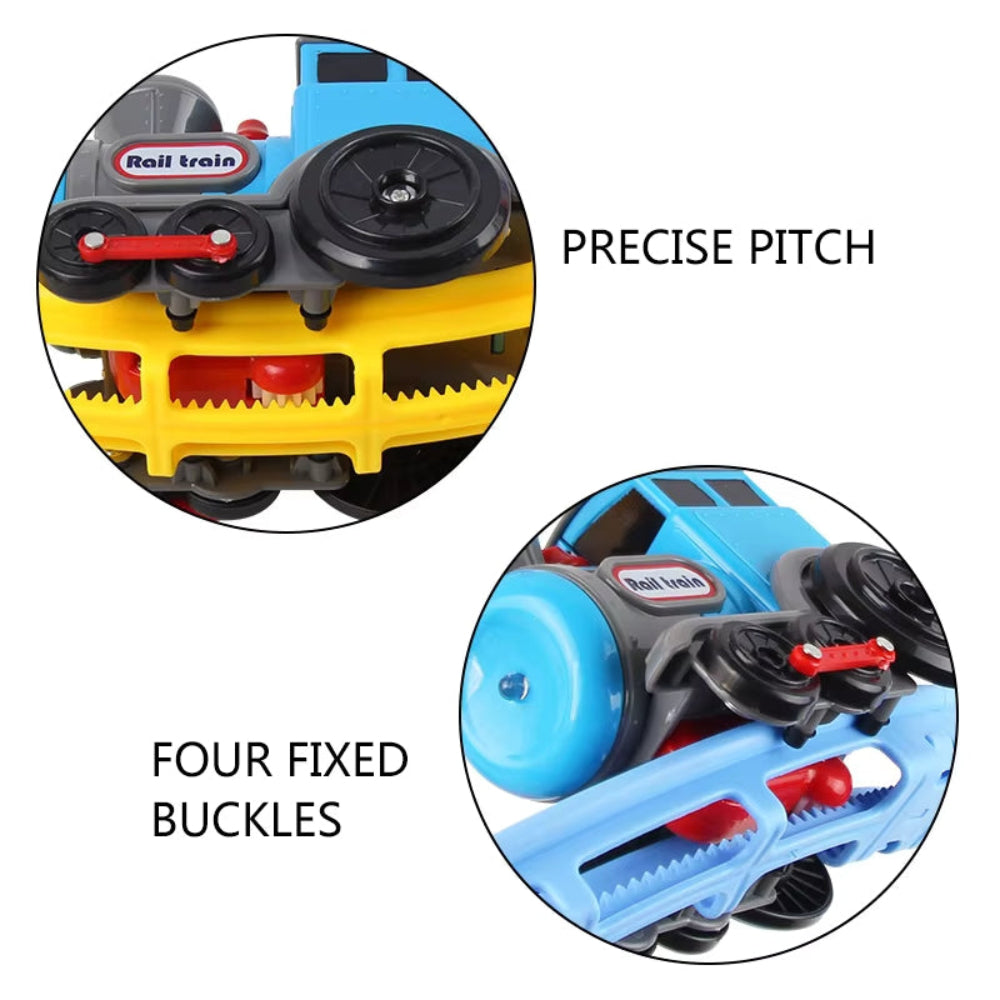 Motorized Train Set Customizable 3D Track Toy for Kids 3+ 7