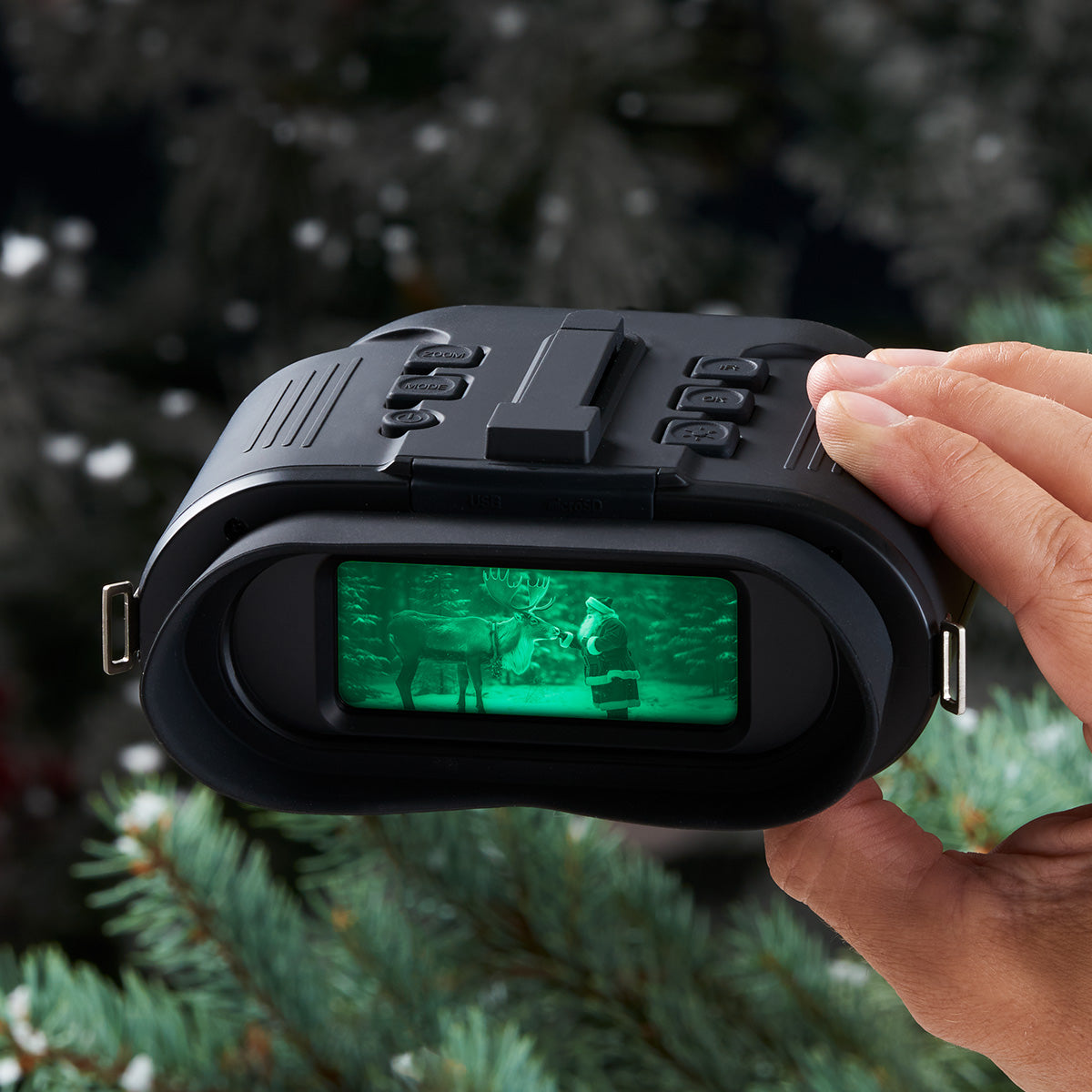 Night Vision Binoculars 7X Optical Zoom Infrared for Day Night Use 0