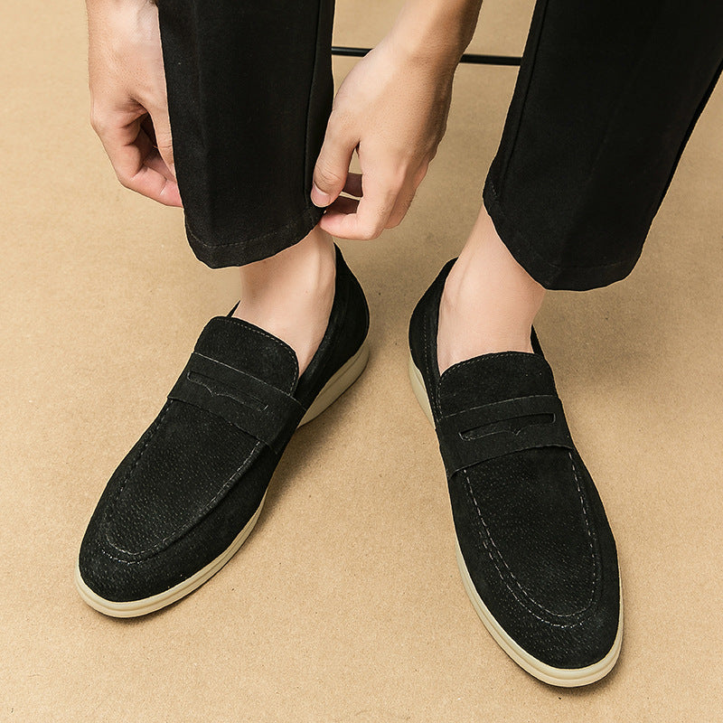 Men’s Barefoot Suede Loafers | Lightweight Casual Shoes