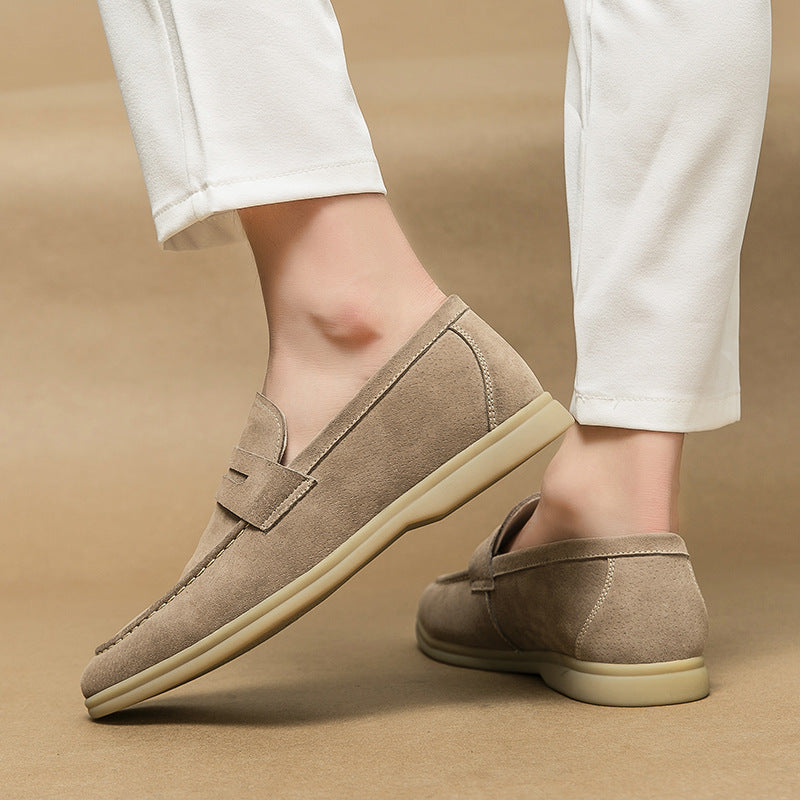 Men’s Barefoot Suede Loafers | Lightweight Casual Shoes