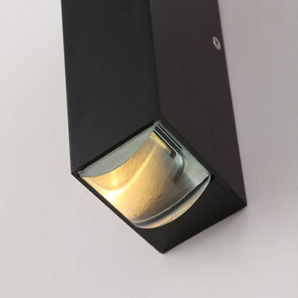 Outdoor Wall Light Modern Black LED Waterproof Fixture 7