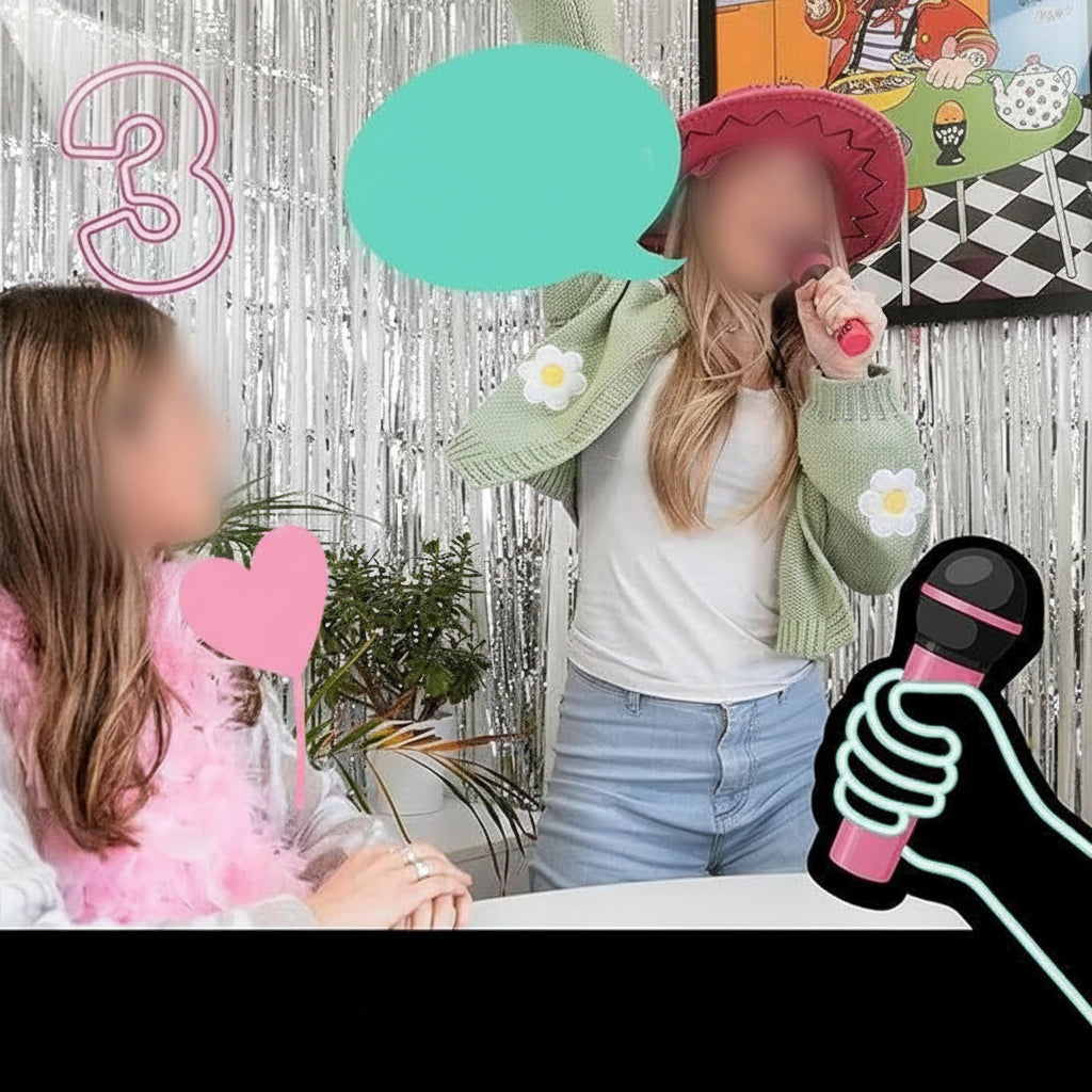 Party Game Karaoke Card Game Foam Microphone