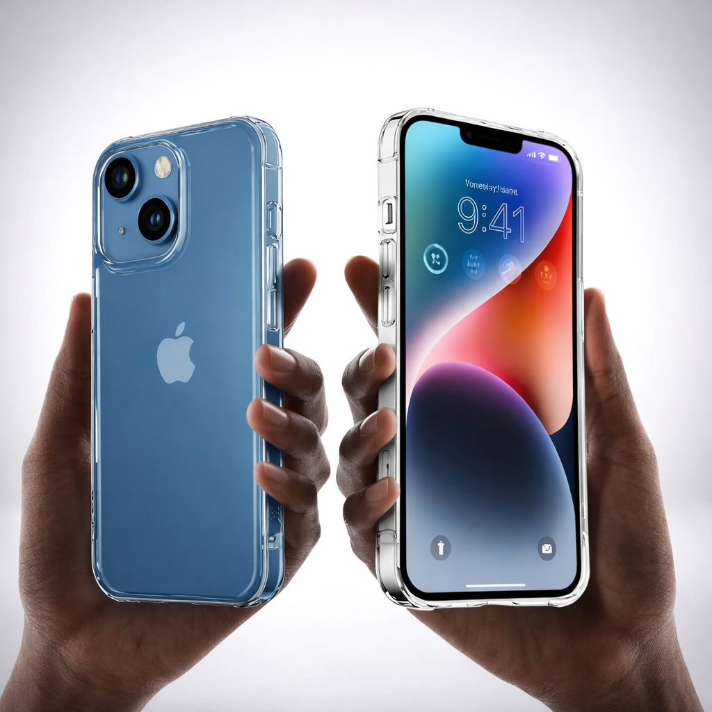 Phone Case Clear Protective Slim Shockproof Cover Camera Guard