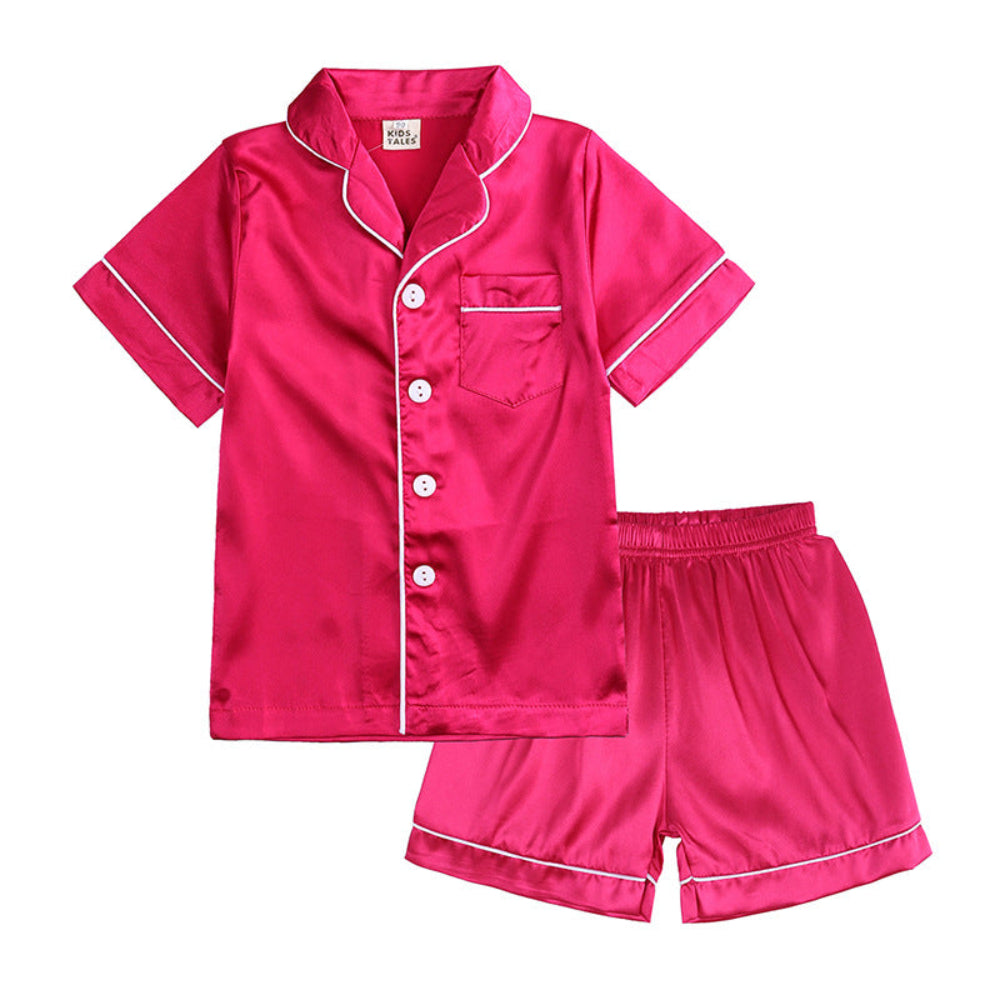 Silk Kids Pajama Set Pure Mulberry Comfort