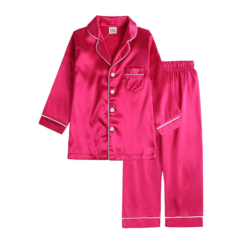 Silk Kids Pajama Set Pure Mulberry Comfort