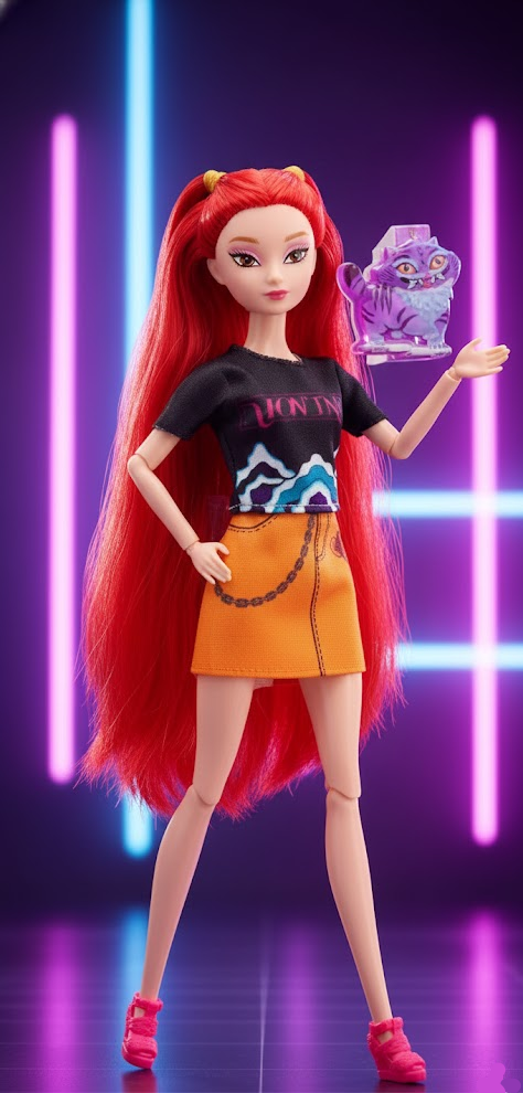 Anime Action Figure Kids Articulated PVC Vinyl KPop Style Doll