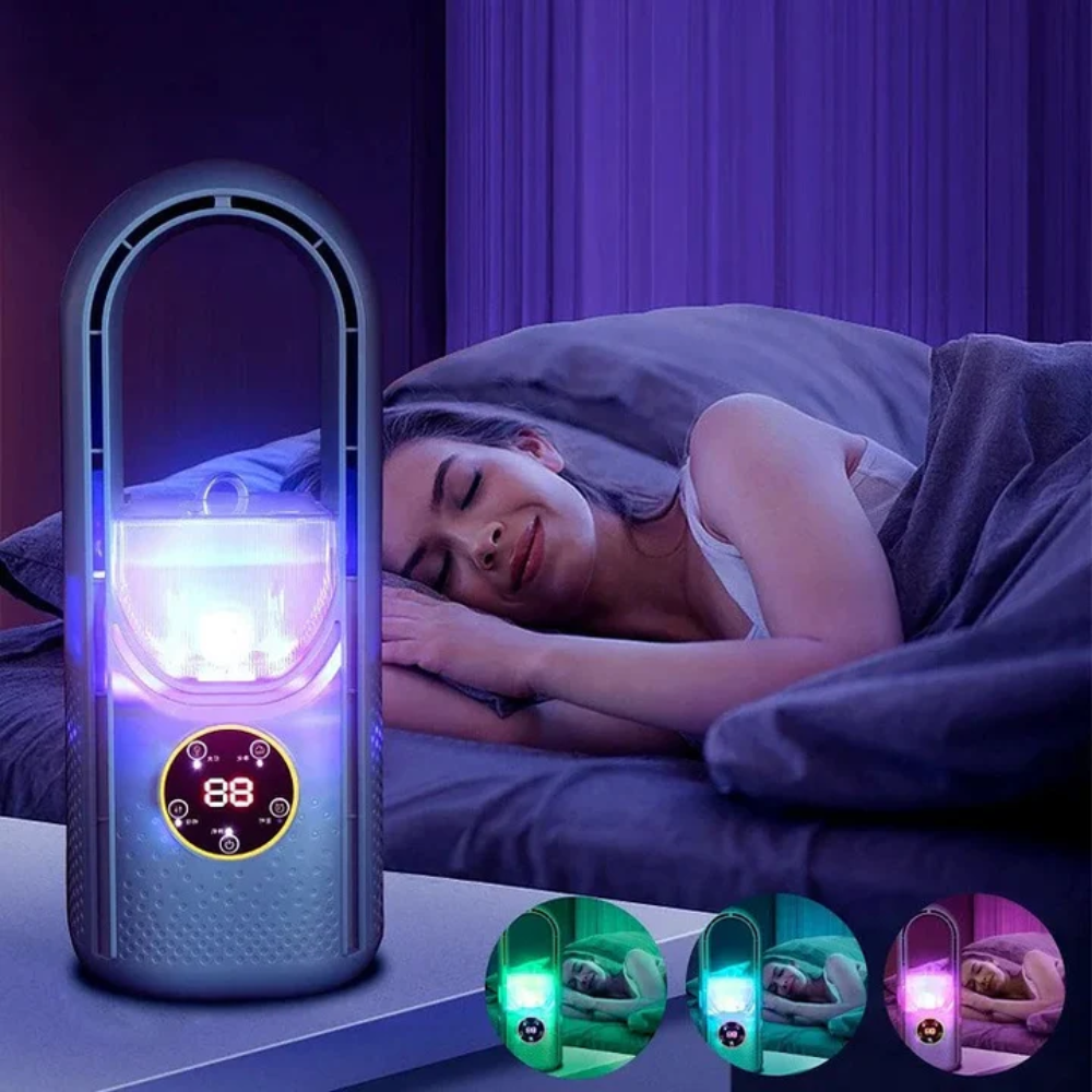 Portable Air Conditioner Blade-Less Quiet Cooling Unit for Home Office 8