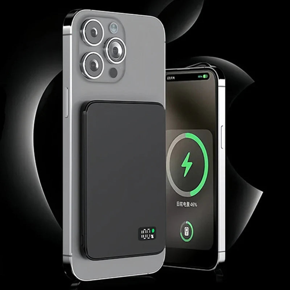 Portable Power Bank Magnetic Wireless Charger Ultra-Thin Fast Charging 7