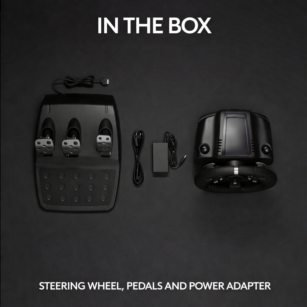 Racing Wheel Controller Force Feedback Steering Wheel Pedals