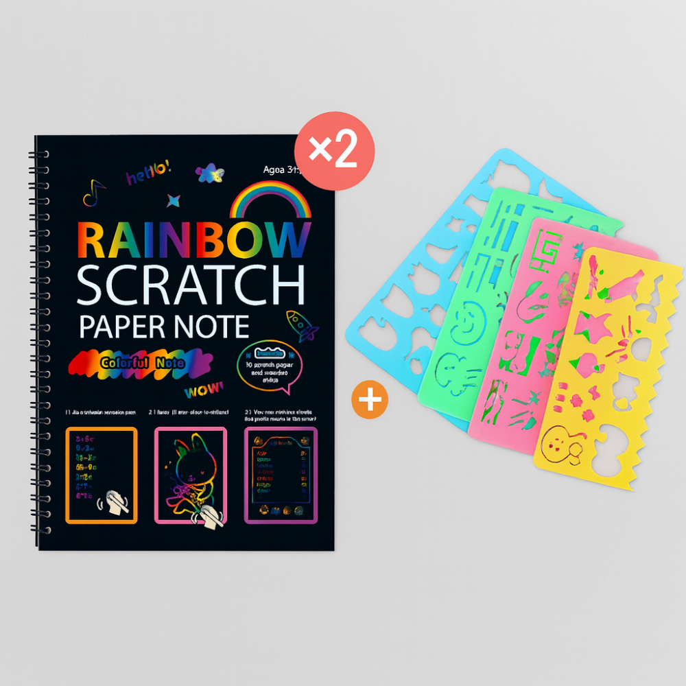 Rainbows Magical Scratch Paper Wooden Pencil