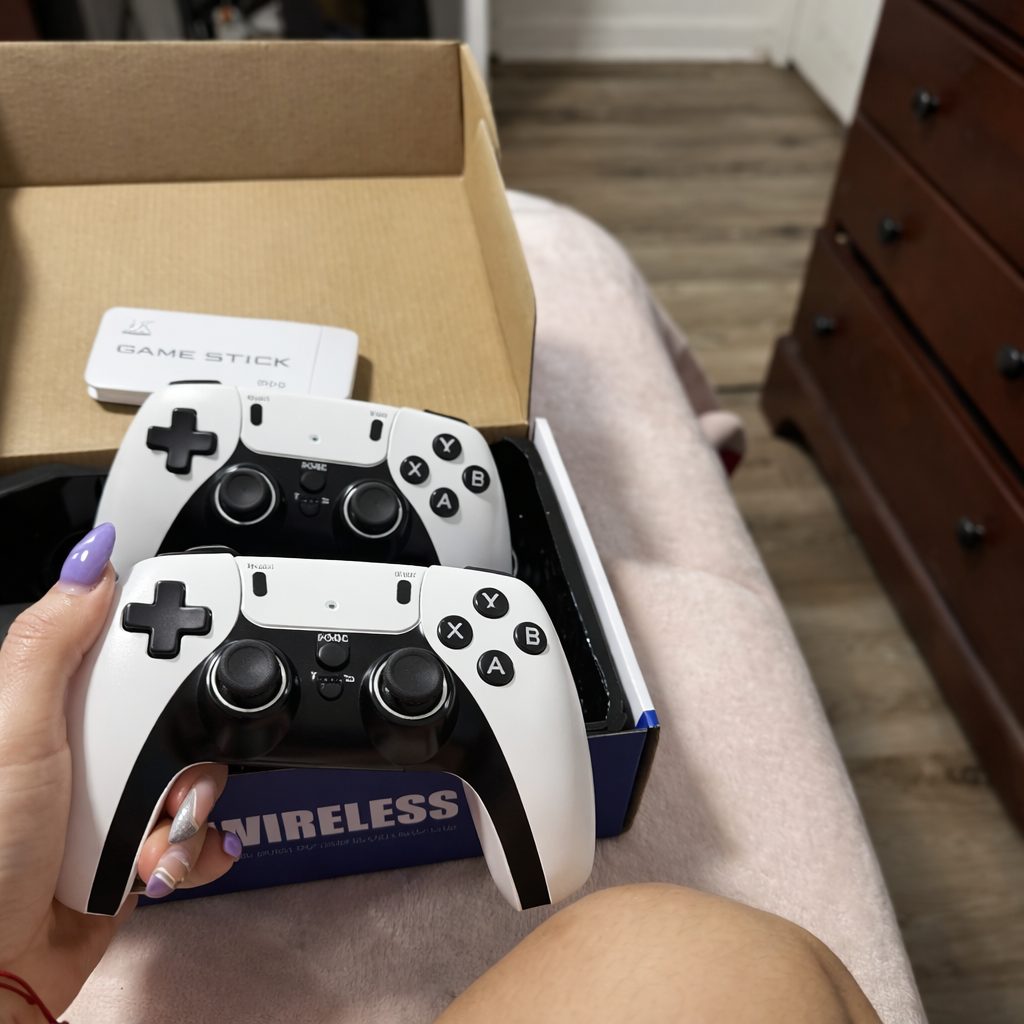 Retro Gaming Console Wireless 4K HDMI Dual Controllers