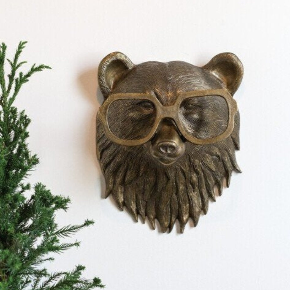 Rustic Deer Head Wall Art Decoration with Textured Antlers 11