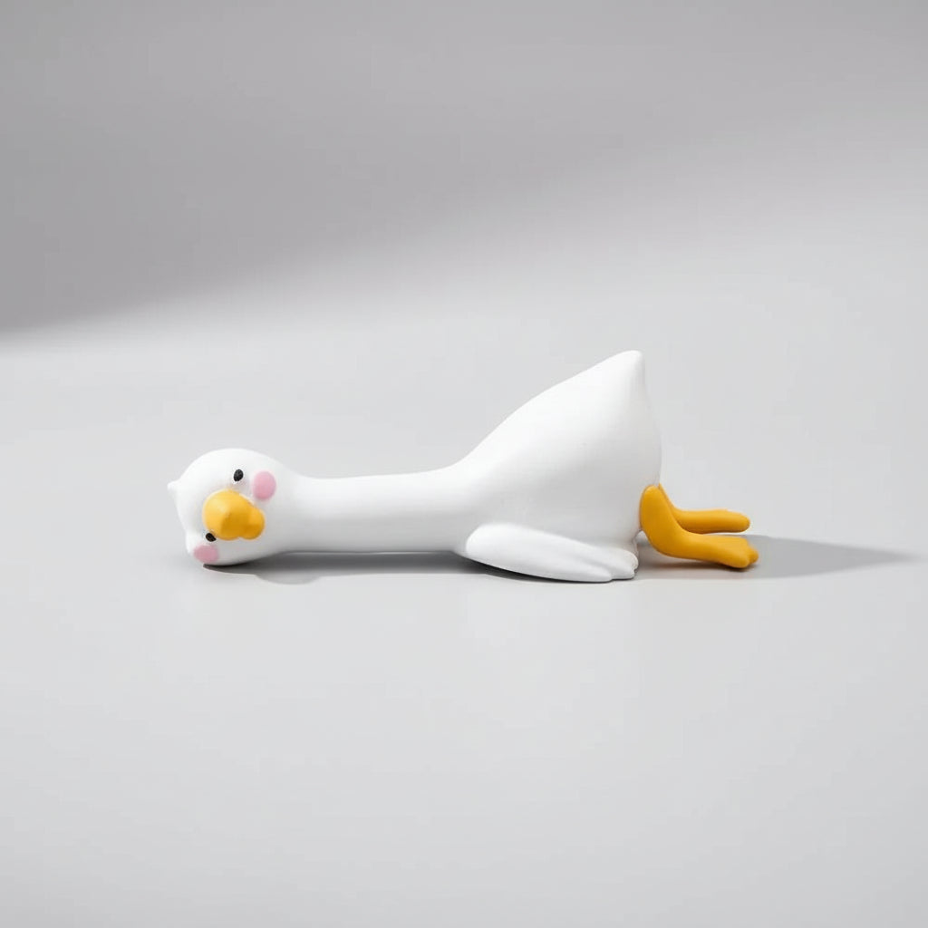 Gift Duck Ornament Cute Resin Cartoon Desk Decoration Figurine