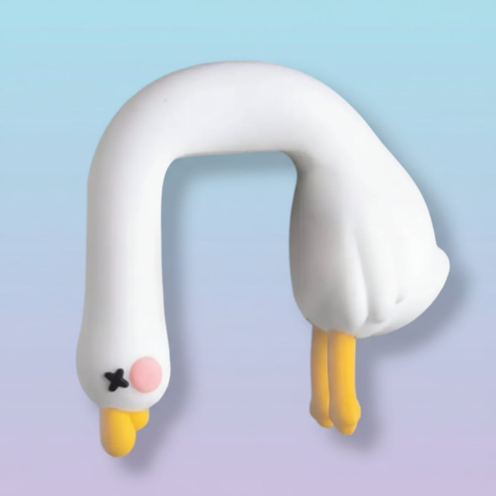 Gift Duck Ornament Cute Resin Cartoon Desk Decoration Figurine