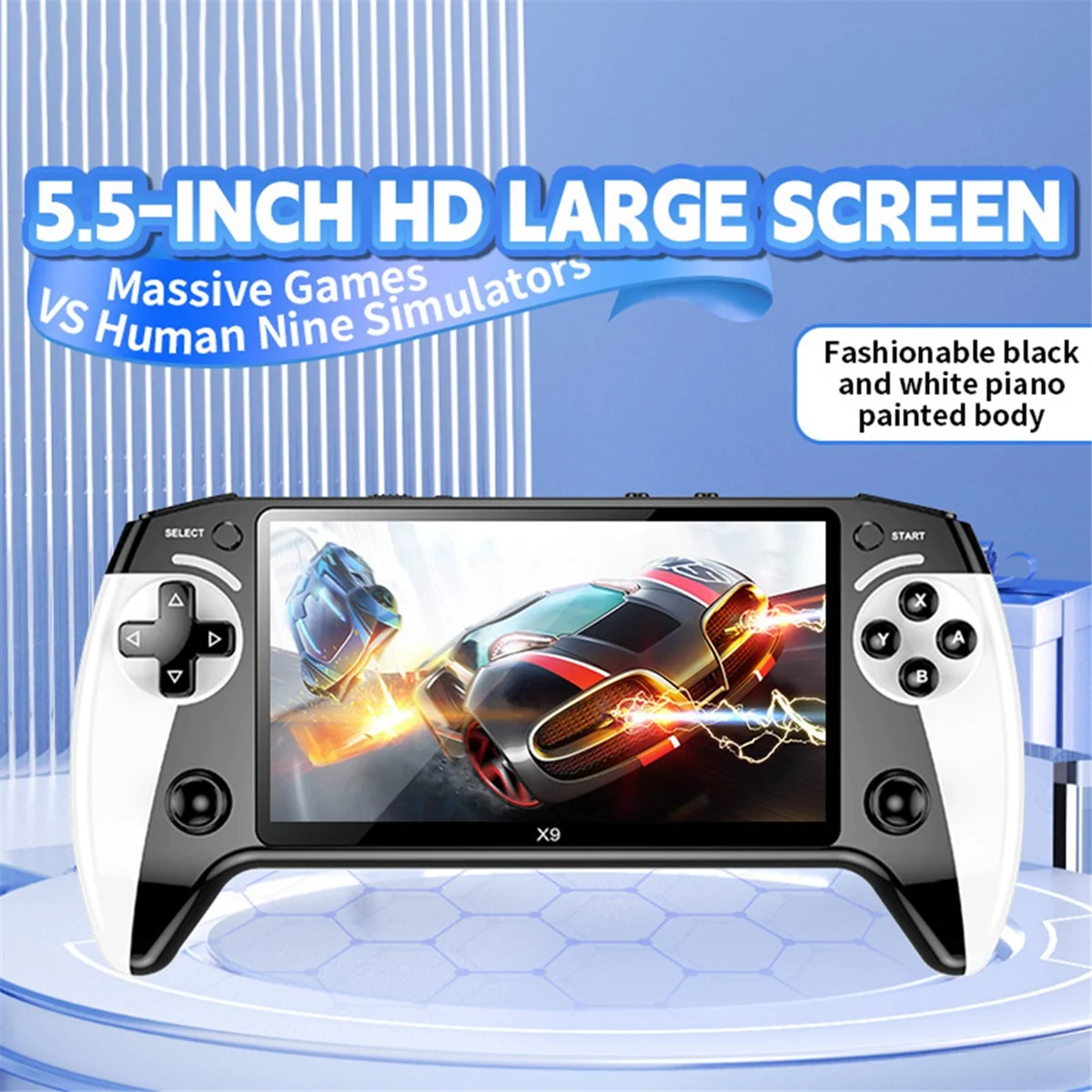 Christmas Gifts Handheld Game Console 5.5 Inch HD Portable Player