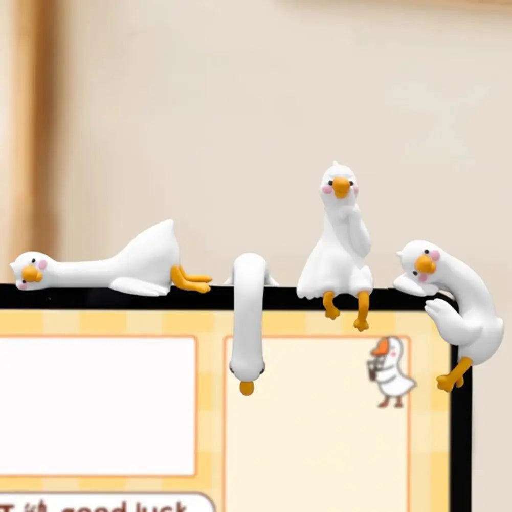 Gift Duck Ornament Cute Resin Cartoon Desk Decoration Figurine