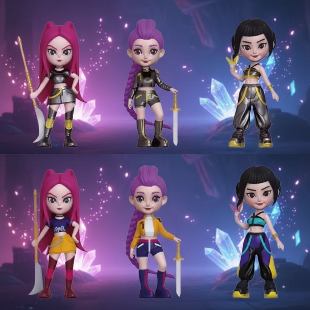 Christmas Gifts Collectible Toy Figures Set Mini Poseable Fashion Dolls