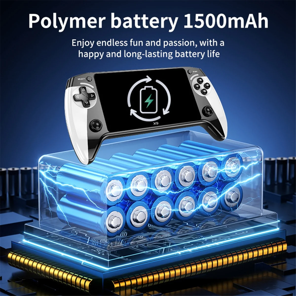 Christmas Gifts Handheld Game Console 5.5 Inch HD Portable Player