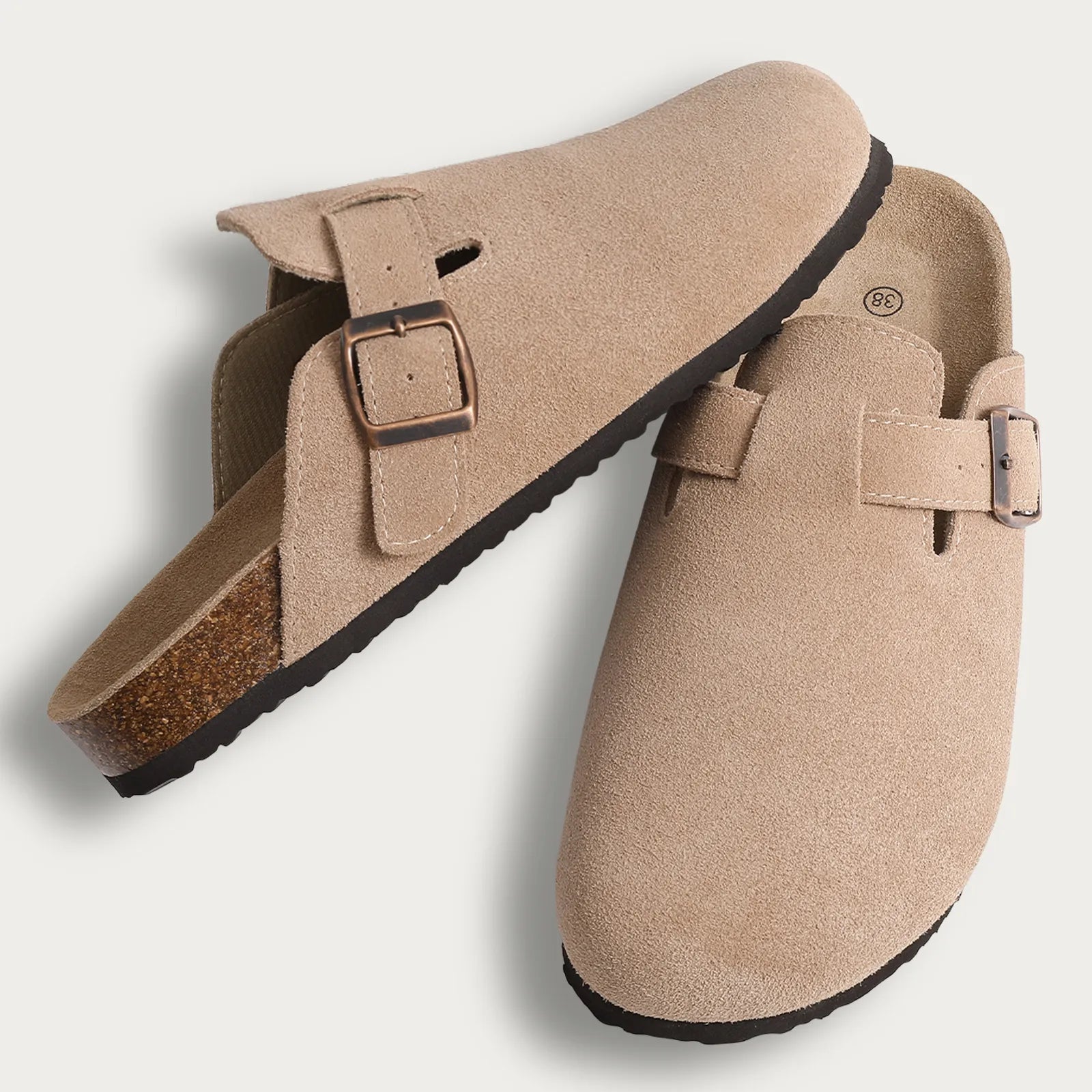 Men's Orthopedic Suede Clogs | Slip-On Comfort Slippers