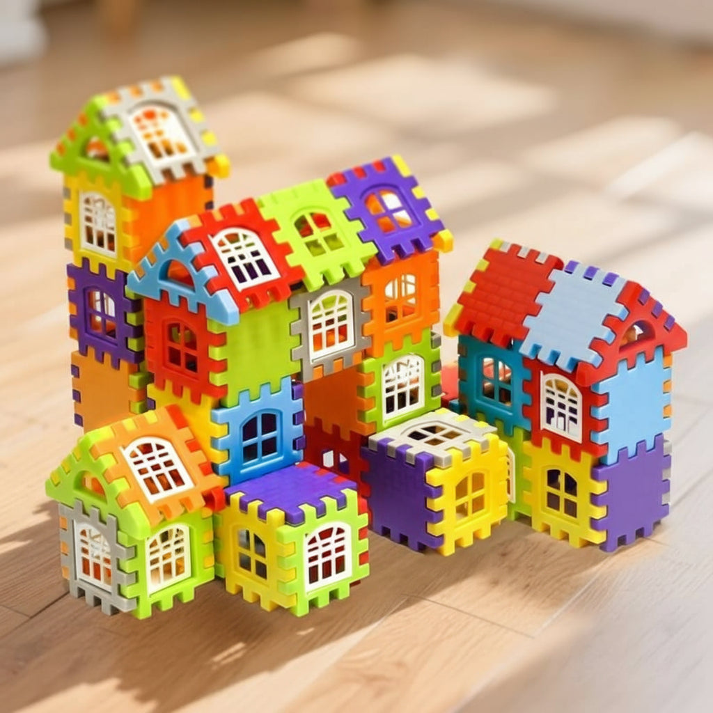 STEM Building Blocks Set 240 Pieces Educational Toy for Kids 4