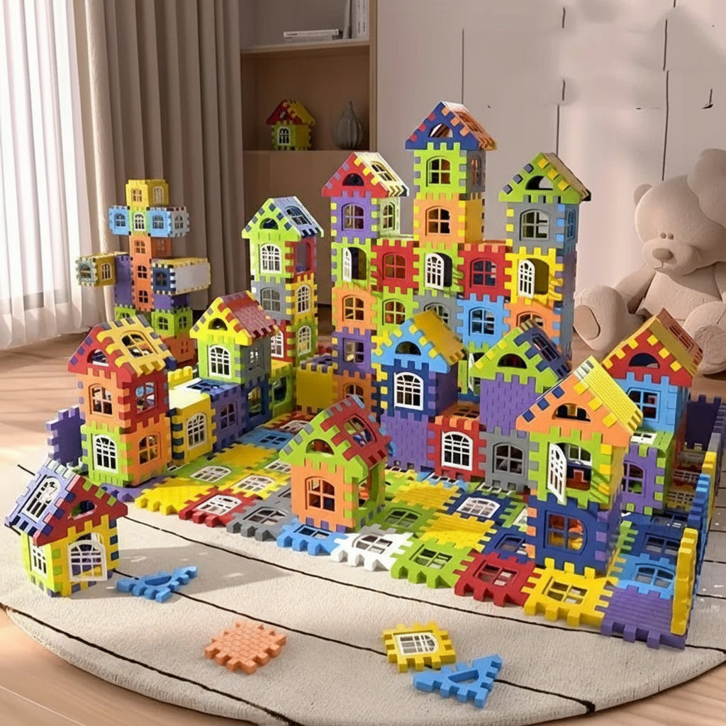 STEM Building Blocks Set 240 Pieces Educational Toy for Kids 6