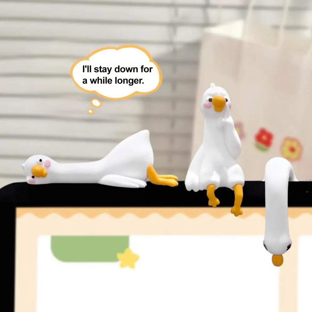 Gift Duck Ornament Cute Resin Cartoon Desk Decoration Figurine