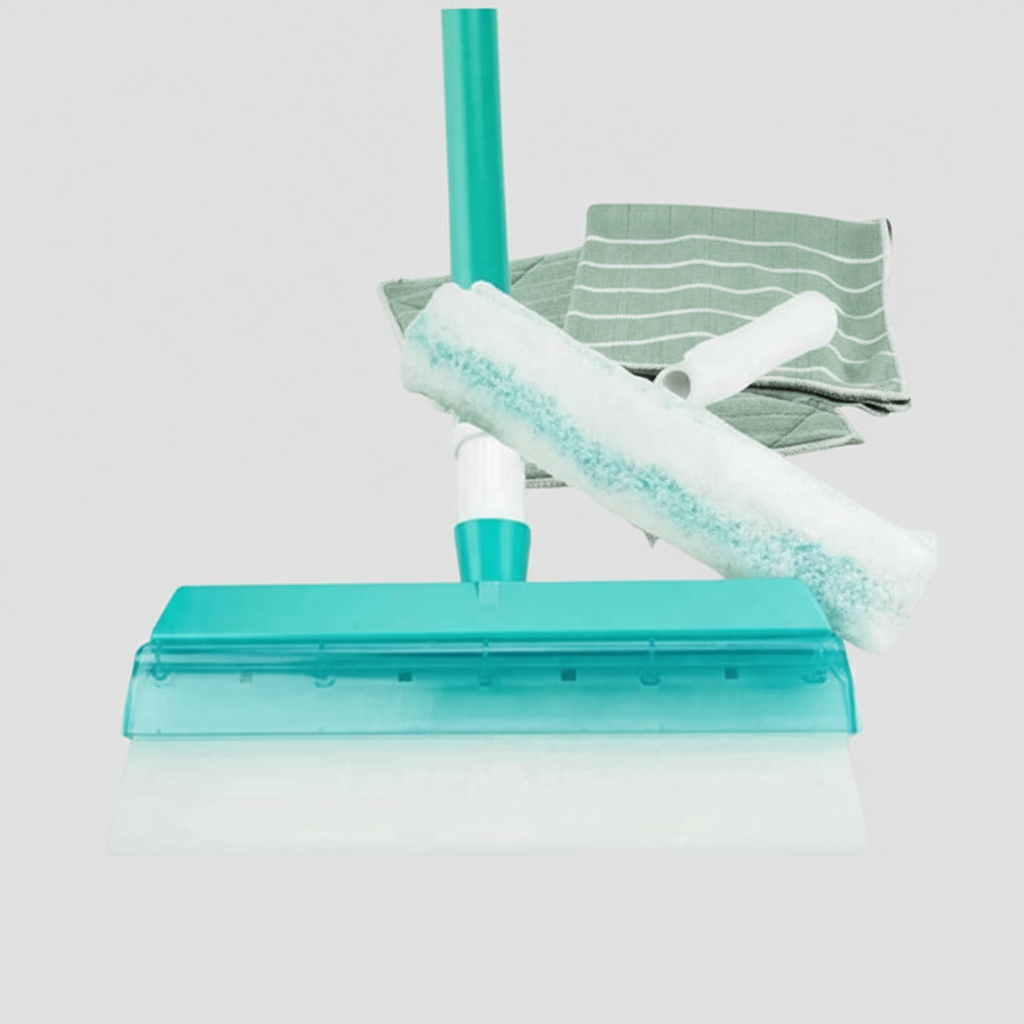 Silicone Window Squeegee Kit for Streak-Free Window Cleaning 1