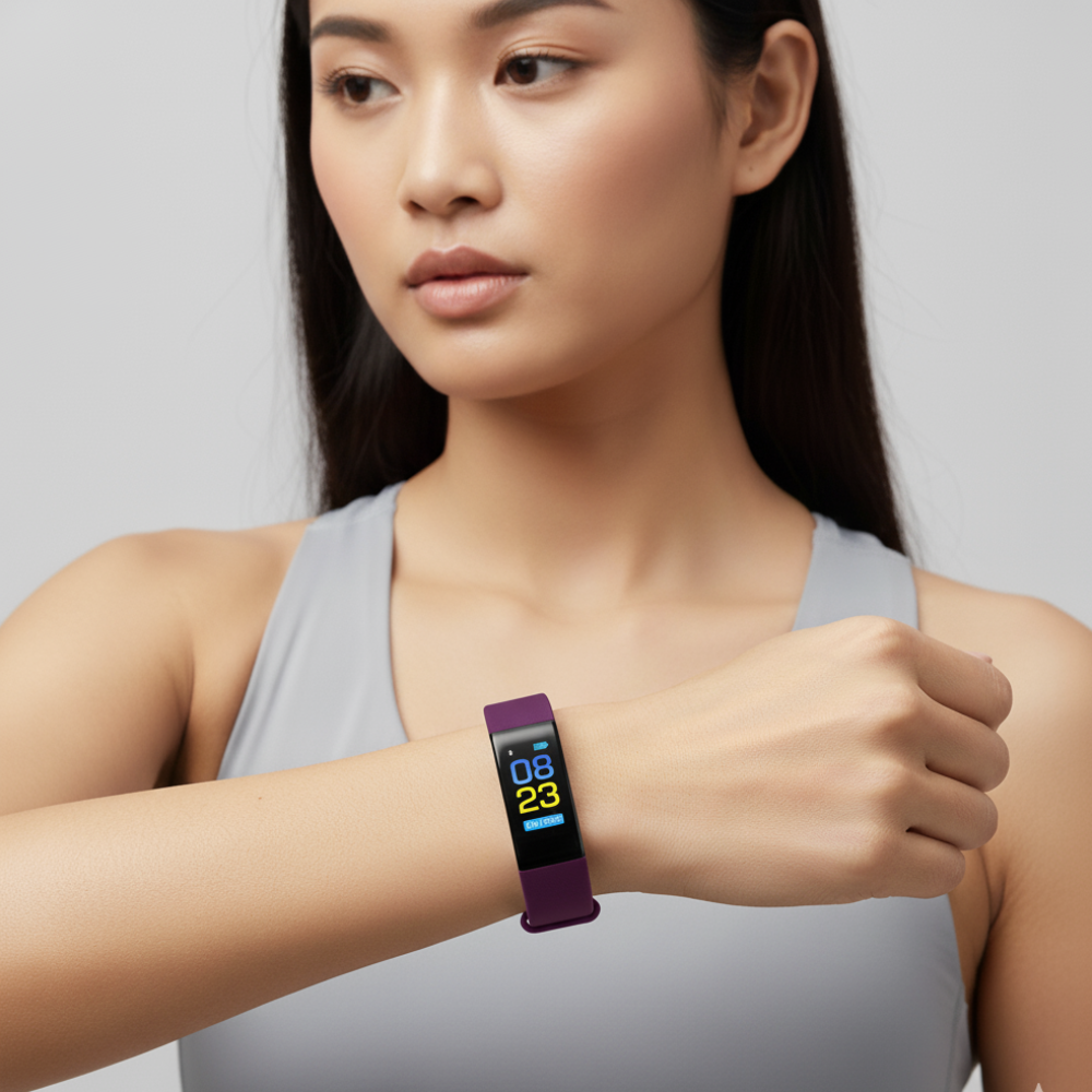 Smartwatch Seniors Heart Rate Monitor Waterproof Silicone