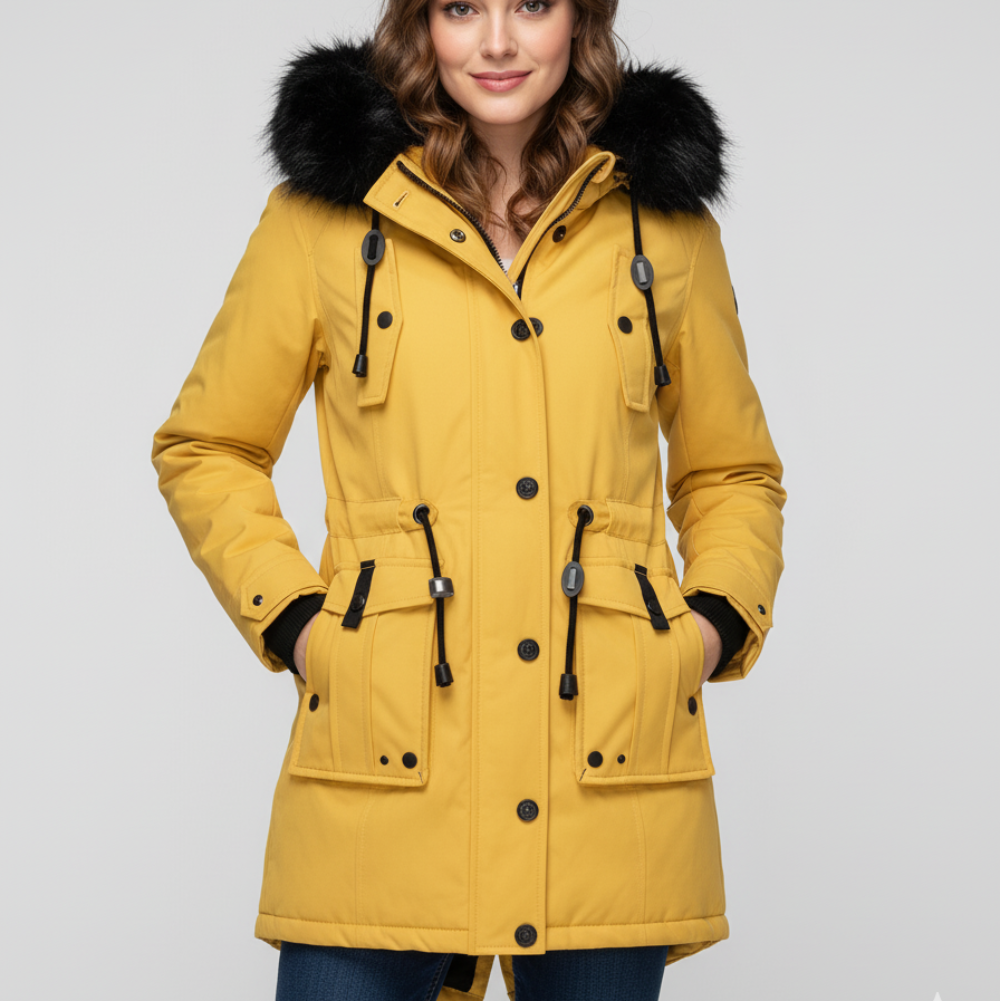 Women's Puffer Parka Jacket - Long Oversized Winter Coat