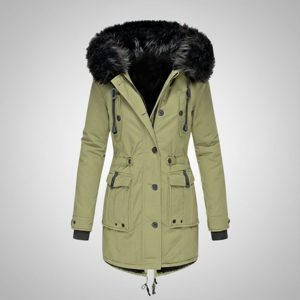 Women's Puffer Parka Jacket - Long Oversized Winter Coat