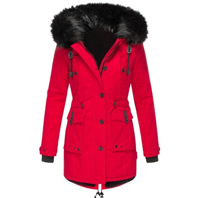 Women's Puffer Parka Jacket - Long Oversized Winter Coat