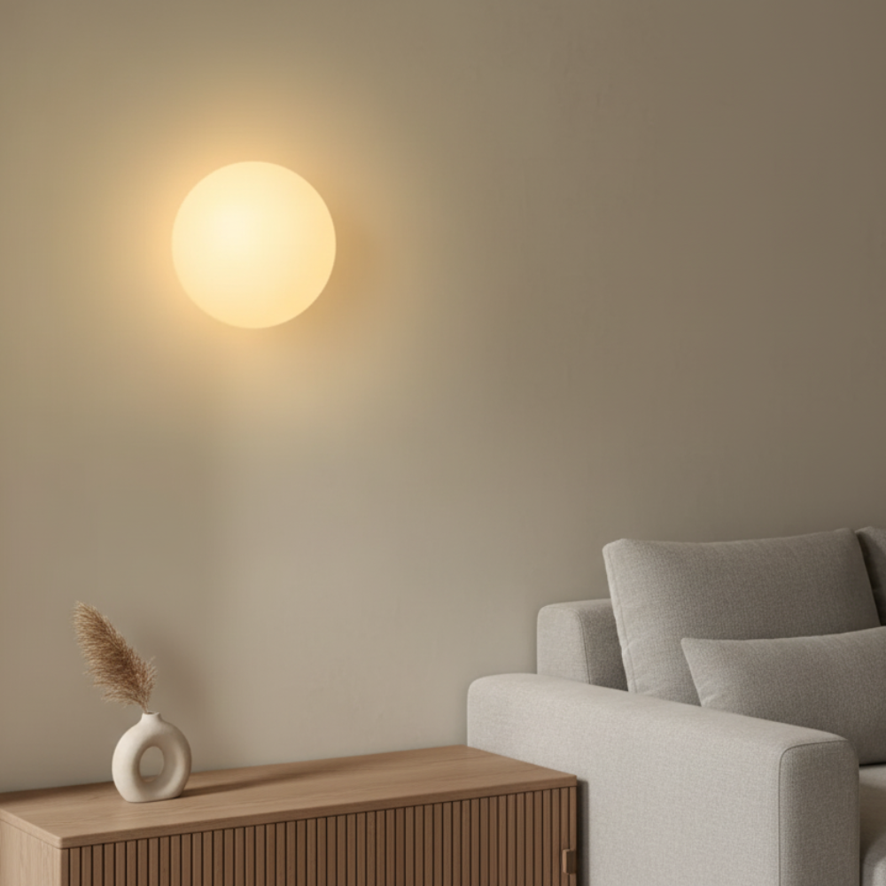 Wall Light Modern Glass LED Indoor Lamp Bedroom Living Room