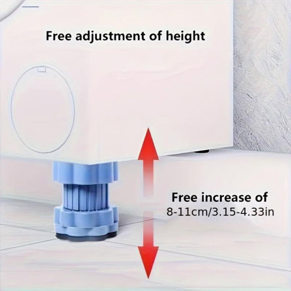 Washing Machine Stabilizer Pads Non-Slip Adjustable Height 4 PCS 3