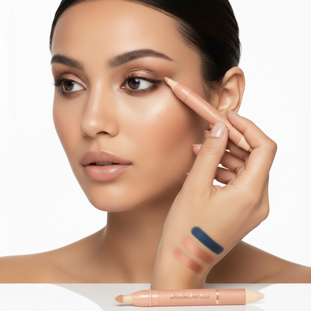 Cream Eyeshadow Stick Duo 2in1 Waterproof Eyeliner Shadow